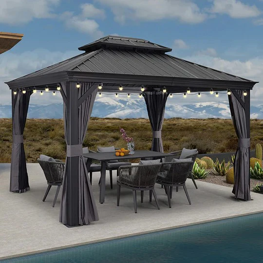 3M X 3.65M Hardtop Gazebo